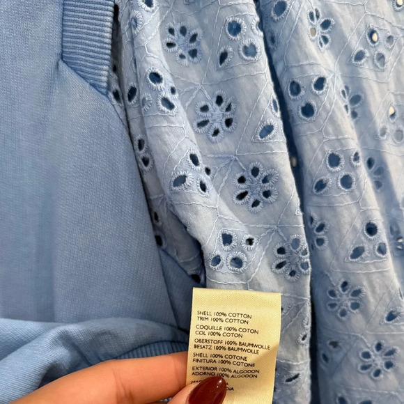 Pilcro Blue Long Sleeve Top - Picture 6 of 6